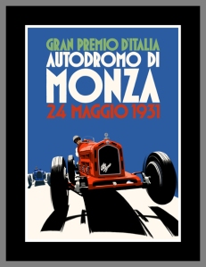 Alfa Romeo Monza poster